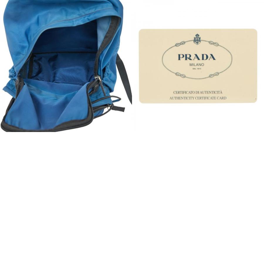 PRADA（プラダ） リュックサック リュック バックパック V418 ブルー