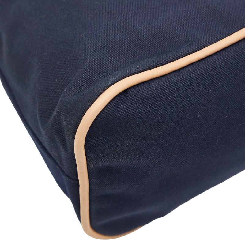 HERMES（エルメス） ボリードポーチGM ポーチ ネイビー キャンバス