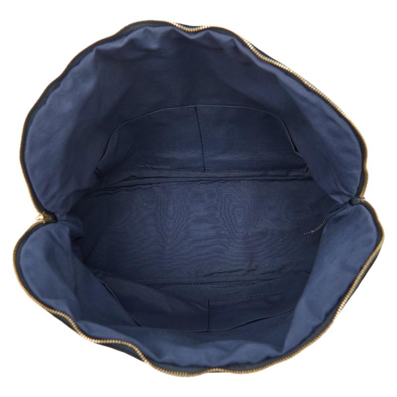 HERMES（エルメス） ボリードポーチGM ポーチ ネイビー キャンバス