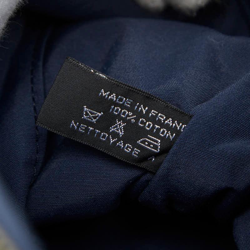 HERMES（エルメス） ボリードポーチGM ポーチ ネイビー キャンバス