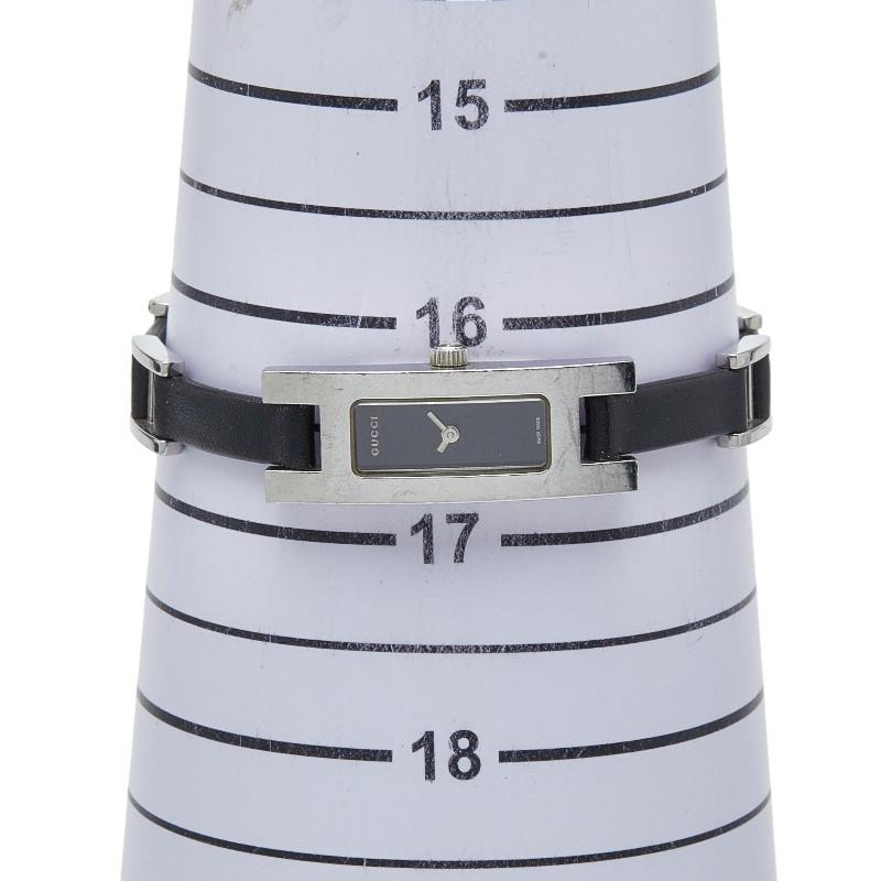 GUCCI（グッチ） 腕時計 3900L クオーツ ブラック文字盤 ステンレス