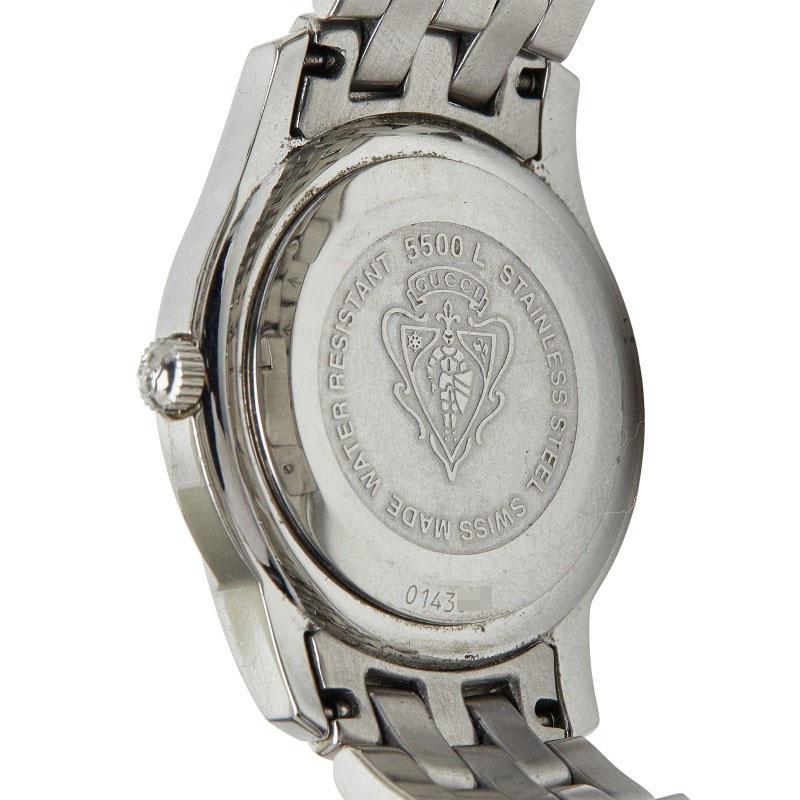 【Gクラス】GUCCI ’グッチ 時計’ 5500L ブラックローマ ☆極美品☆ GUCCI（グッチ） Gクラス 腕時計 5500L クオーツ ブラック文字盤