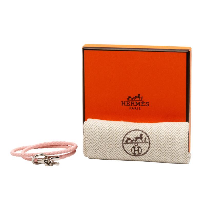 HERMES（エルメス） グレナン ドゥブルトゥール ブレスレット ローズ