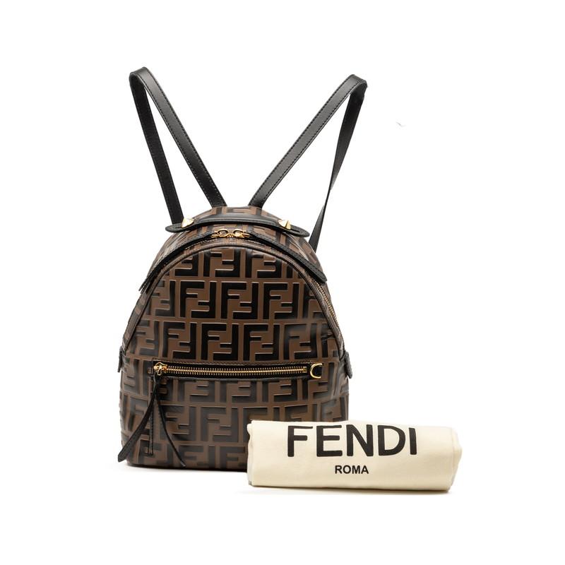 FENDI（フェンディ） ズッカ リュック バックパック 8BZ038 ブラウン
