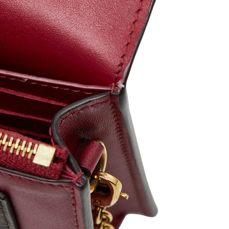 ルイ ヴィトン モノグラム ポルトフォイユ フロール  チェーン ウォレット ショルダーバッグ M67404 フューシャ LOUIS VUITTON 【中古】 LOUIS VUITTON（ルイ・ヴィトン） ルイ ヴィトン モノグラム