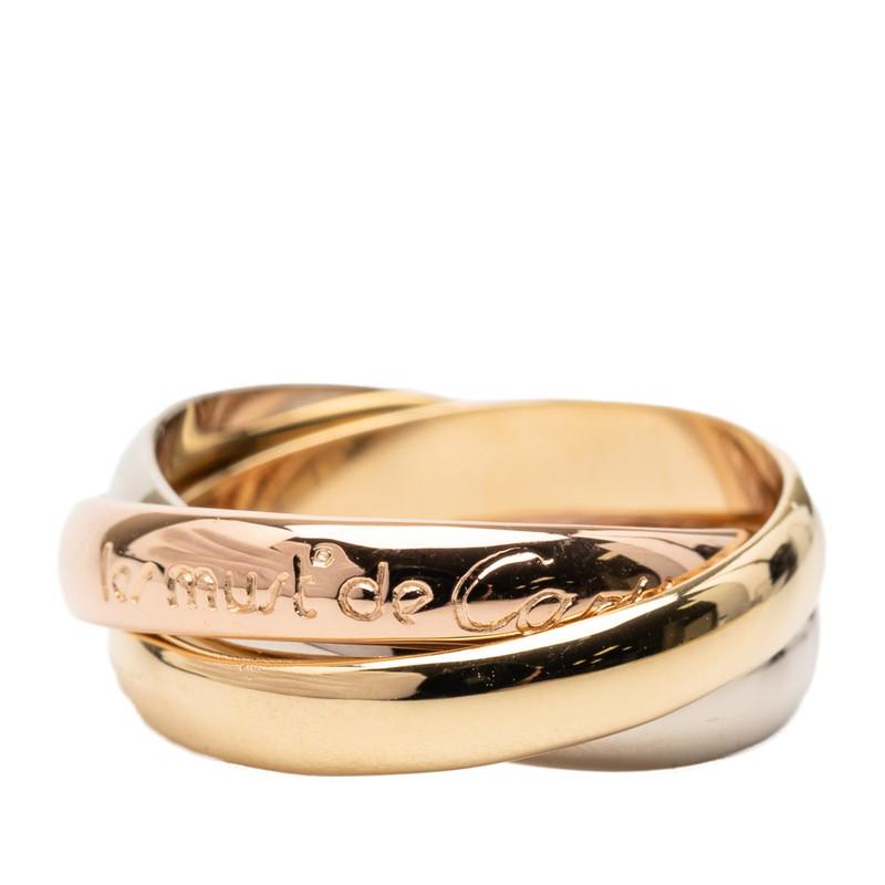Cartier（カルティエ） トリニティ リング 指輪 #49 K18YG イエロー