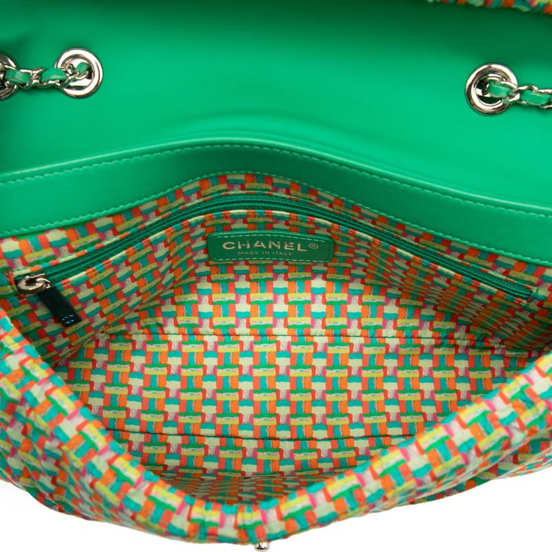 シャネル CHANEL マトラッセ ショルダーバッグ バッグ ラムスキン（羊革） レディース グリーン系 【中古】 CHANEL（シャネル） マトラッセ ココマーク チェーン ショルダーバッグ