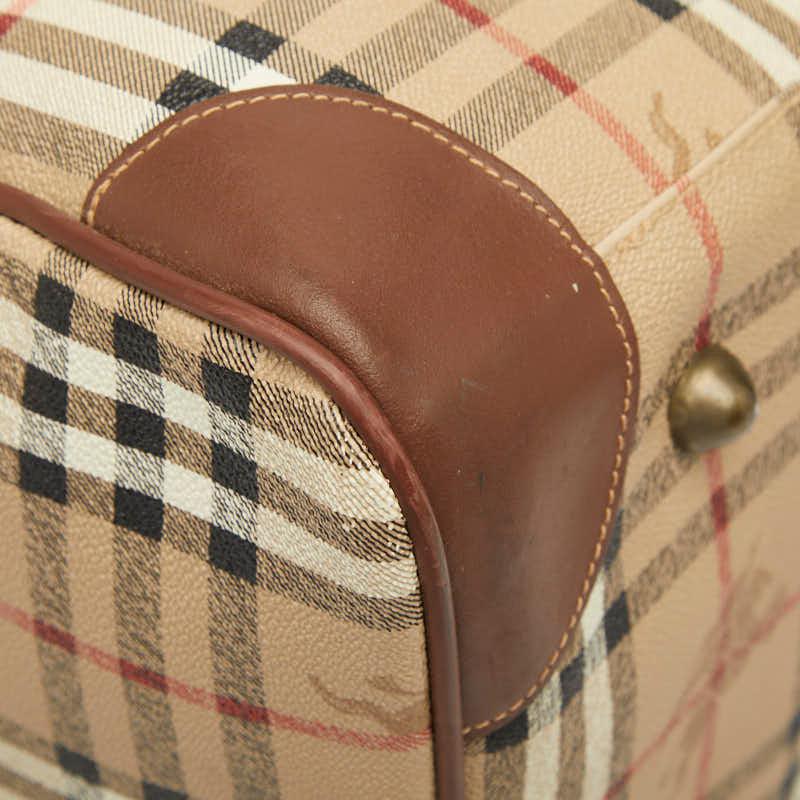 【美品】Burberrys メッセンジャーバッグ 2way シャドーホース BURBERRY（バーバリー） ノバチェック シャドーホース ボストンバッグ