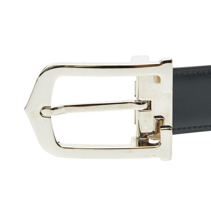 Cartier（カルティエ） ベルト ブラック レザー メンズ 【中古