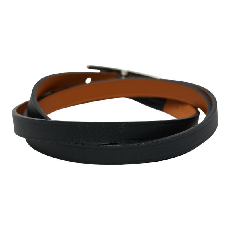 HERMES（エルメス） アピ3 ロング ブレスレット ブラック シルバー