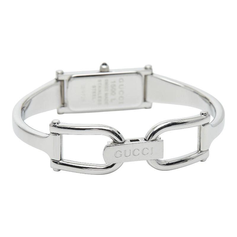 GUCCI（グッチ） シェル文字盤(ブルー) 腕時計 バングルウォッチ 1500L