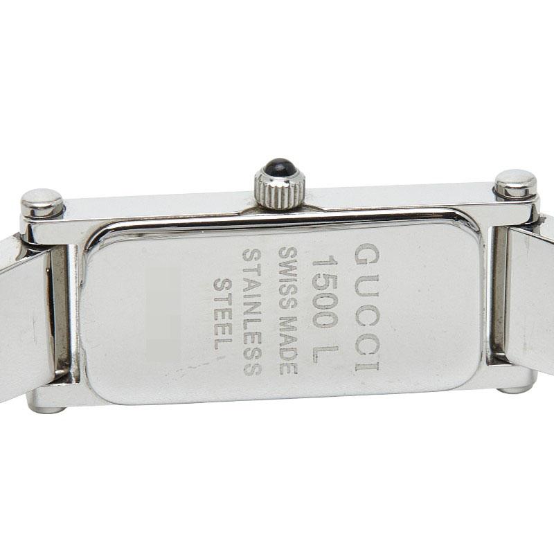 GUCCI（グッチ） シェル文字盤(ブルー) 腕時計 バングルウォッチ 1500L