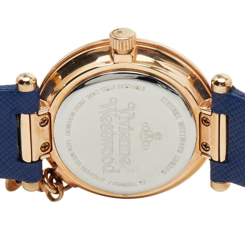 ヴィヴィアンウエストウッド オーブチャーム付き 腕時計 VV006RSBL