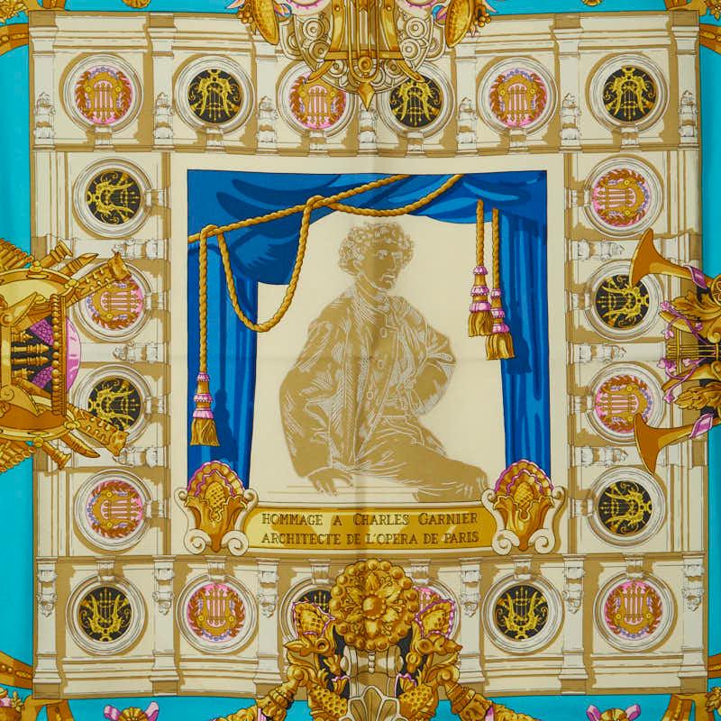 エルメス カレ90 HOMMAGE A CHARLES GARNIER シャルルガルニエへの賛辞