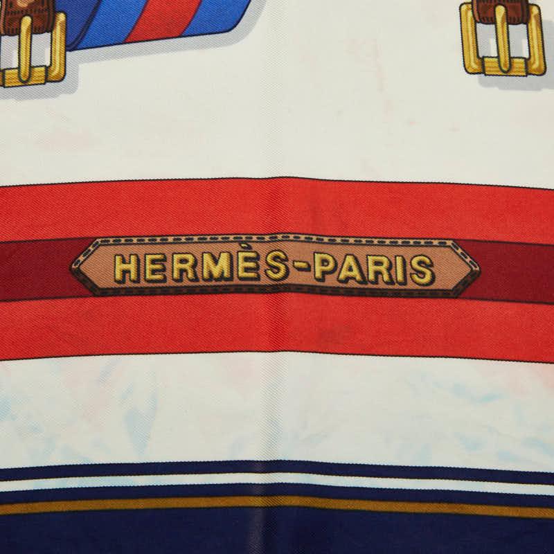 HERMES（エルメス） カレ90 J.METZ Les Sangles サスペンダー ベルト