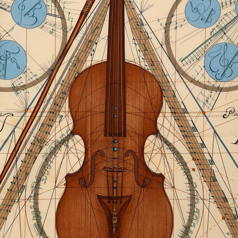 HERMES（エルメス） カレ90 La Musique des spheres 球体が奏でる音楽