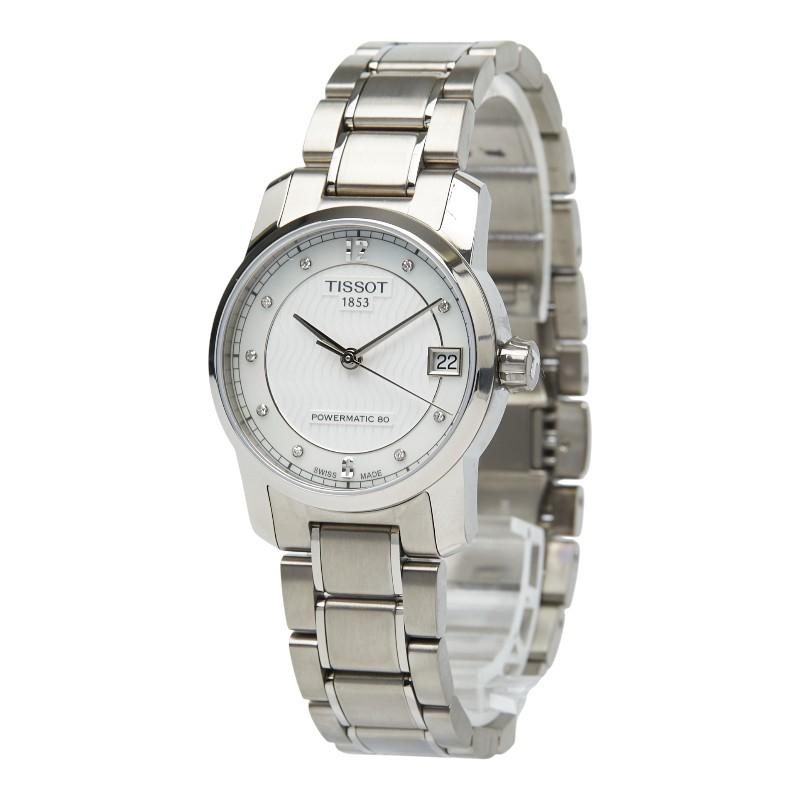 TISSOT（ティソ） 9Pダイヤ 腕時計 T087207A 自動巻き ホワイト文字盤