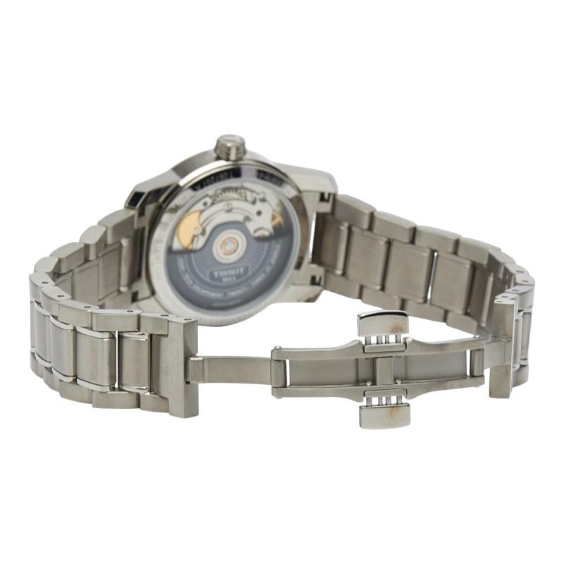 シ*ズ様 TISSOT 自動巻き時計 ダイヤモンドインデックス TISSOT（ティソ） 9Pダイヤ 腕時計 T087207A 自動巻き ホワイト文字盤