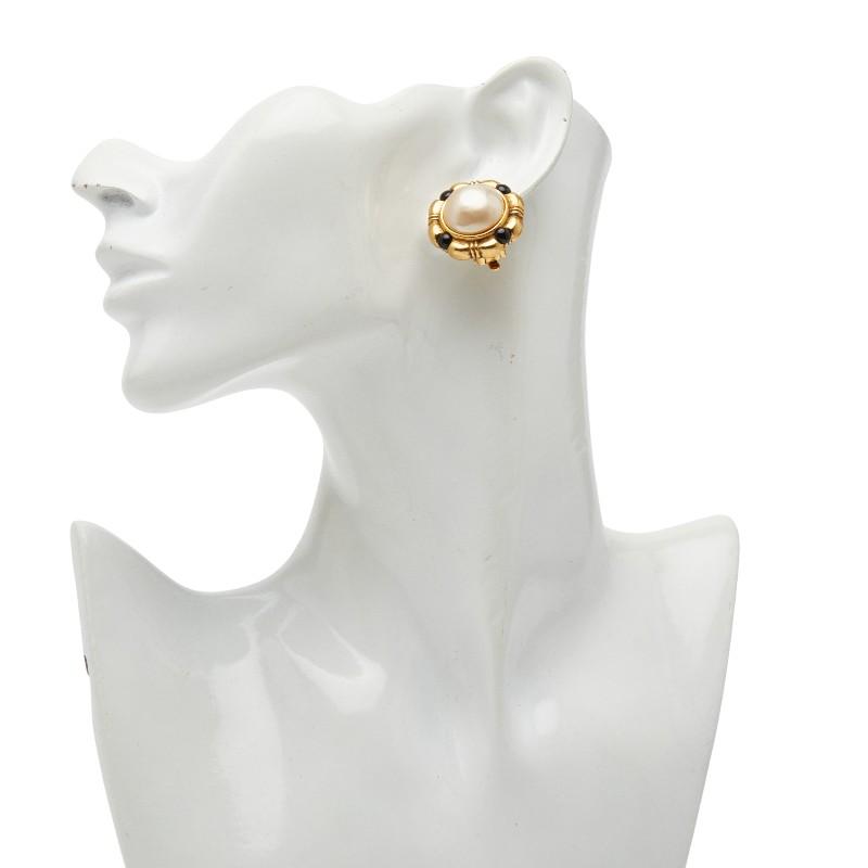 CHANEL（シャネル） ヴィンテージ パール イヤリング ゴールド メッキ