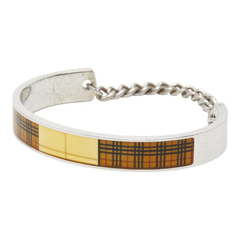 バーバリー シルバー ブレスレット｜シールドブレスレット​ (シルバー
