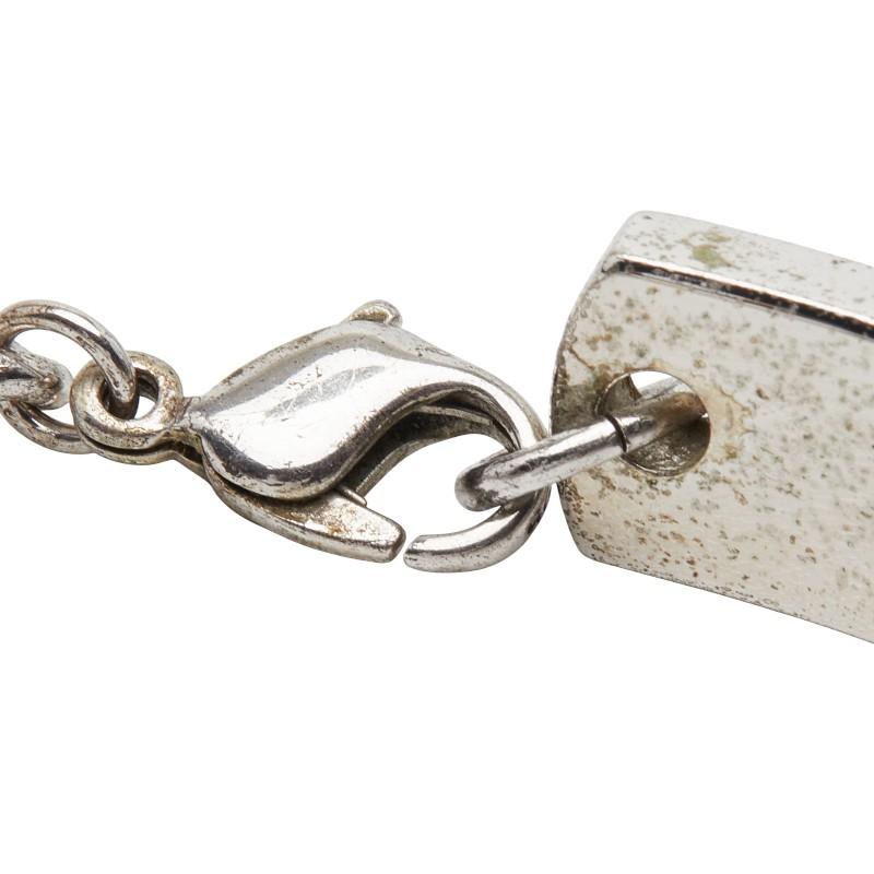 バーバリー ノバチェック ブレスレット シルバー ゴールド SV925 シルバー レディース BURBERRY 【中古】 BURBERRY（バーバリー） ノバチェック ブレスレット シルバー ゴールド