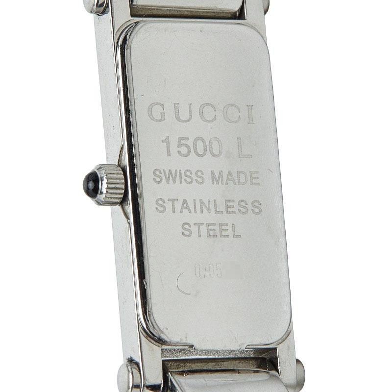 GUCCI（グッチ） 腕時計 バングルウォッチ 1500L クオーツ シルバー