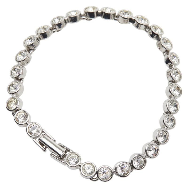SWAROVSKI（スワロフスキー） テニスブレスレット シルバー メタル