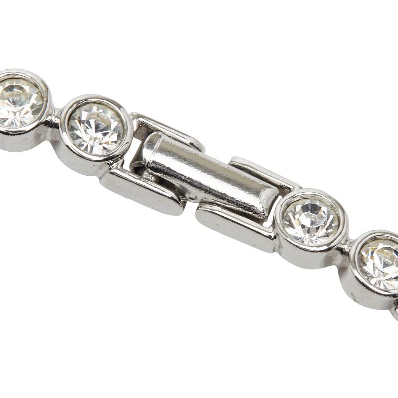 SWAROVSKI（スワロフスキー） テニスブレスレット シルバー メタル