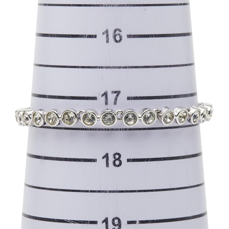 SWAROVSKI（スワロフスキー） テニスブレスレット シルバー メタル