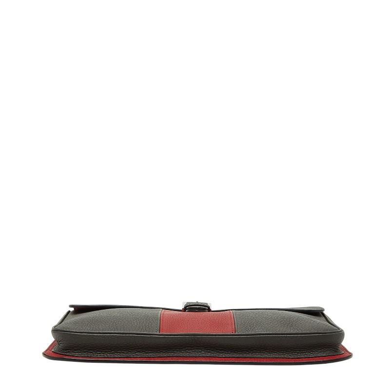 【未使用品】モワナ（MOYNAT）クラッチバッグ　リムジン　MMサイズ MOYNAT モワナ クラッチバッグ セカンドバッグ カーキ レッド レザー