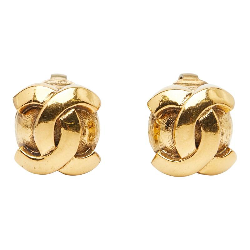 CHANEL ロゴ入りゴールドメッキリング　傷有り 8072b36ad326430603270ddfe53141
