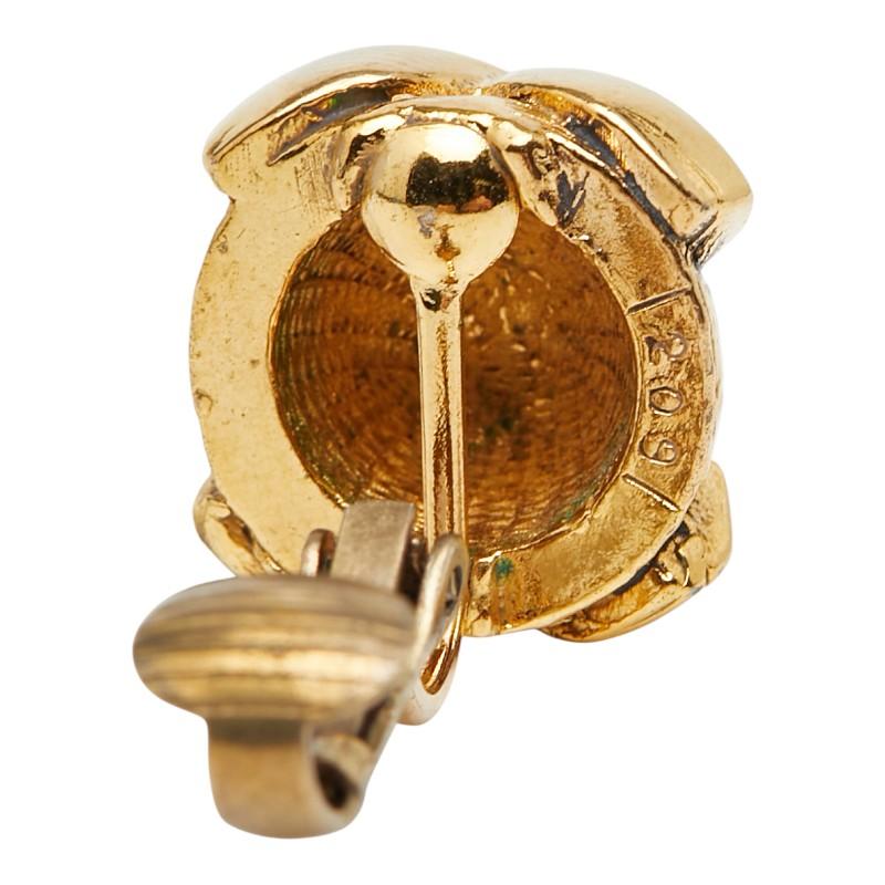 CHANEL ロゴ入りゴールドメッキリング　傷有り 8072b36ad326430603270ddfe53141