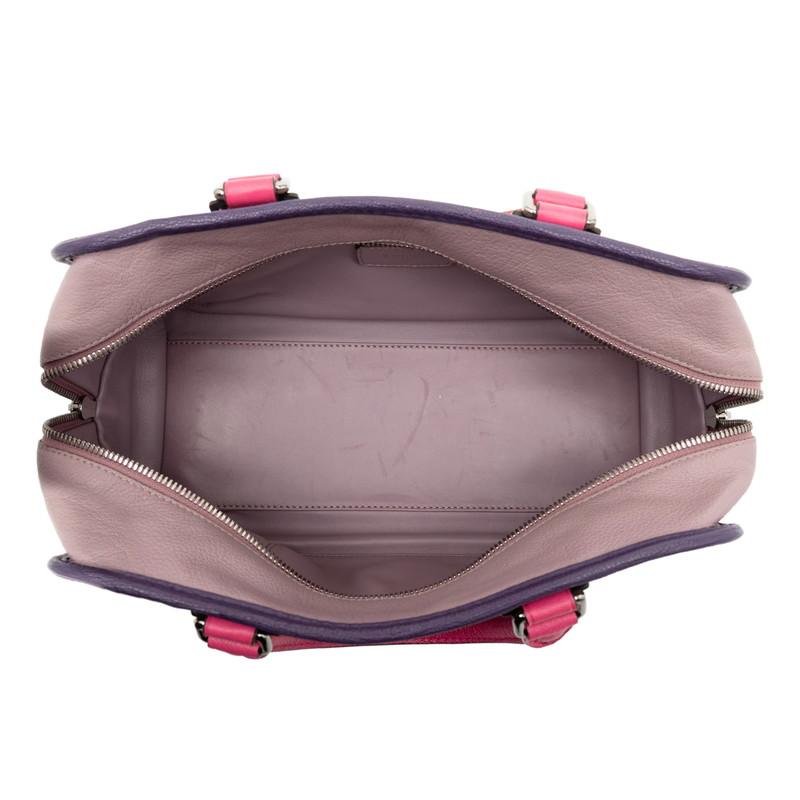 LOEWE（ロエベ） アナグラム アマソナ28 ハンドバッグ パープル ピンク