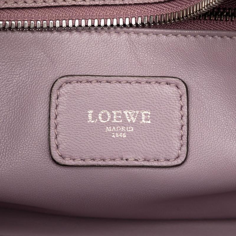 LOEWE（ロエベ） アナグラム アマソナ28 ハンドバッグ パープル ピンク