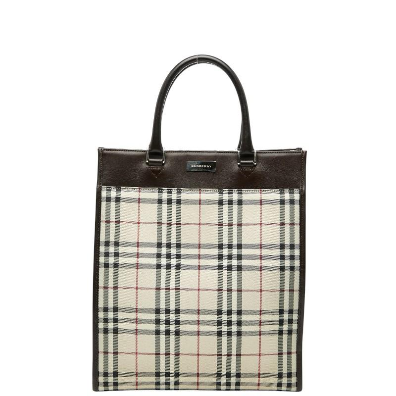 BURBERRY（バーバリー） ノバチェック トートバッグ ハンドバッグ
