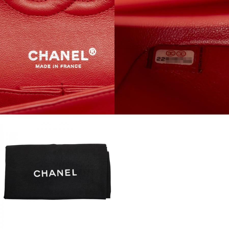 シャネル マトラッセ25 ココマーク ダブルフラップ チェーン ショルダーバッグ ラムスキン レディース CHANEL 【1-0246158】 CHANEL（シャネル） マトラッセ25 ココマーク ダブルフラップ チェーン