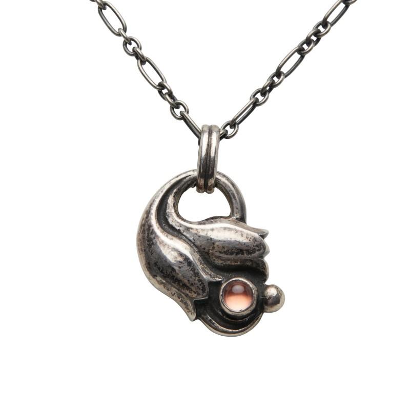 ジョージジェンセン 1999 イヤー ネックレス シルバー ピンク SV925