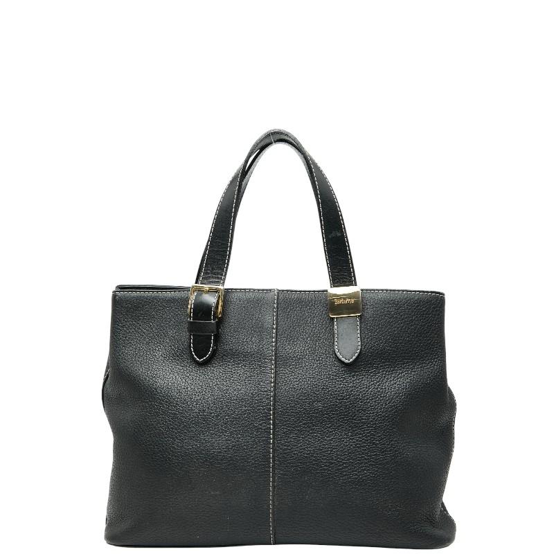 BURBERRY（バーバリー） トートバッグ ブラック レザー レディース