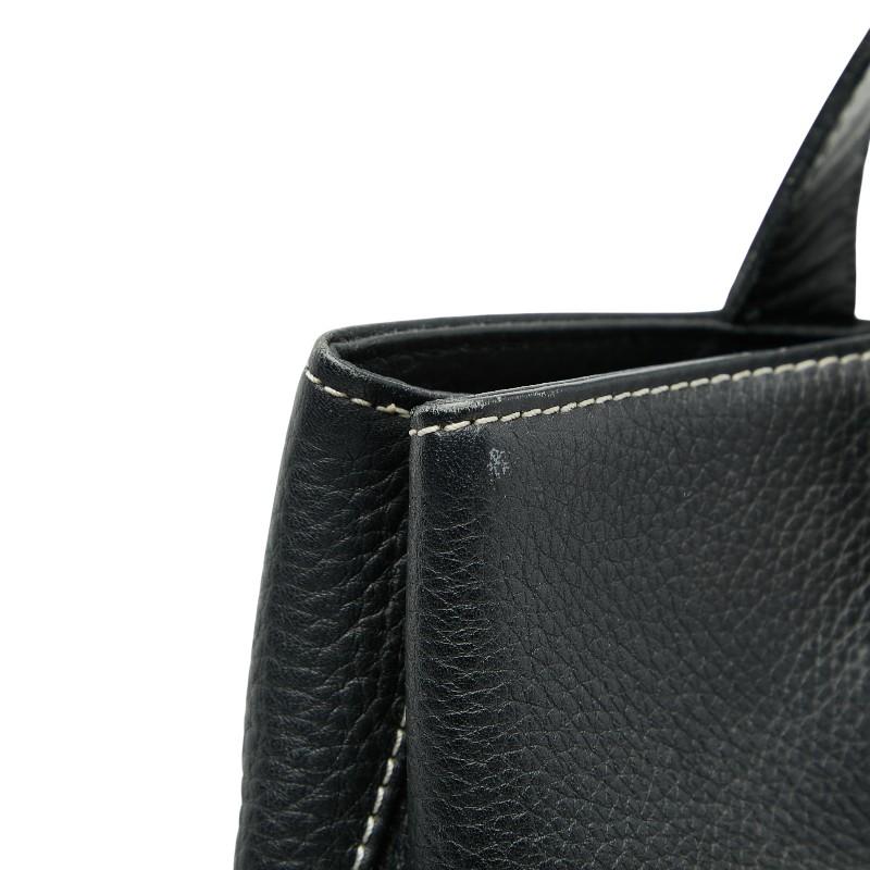 BURBERRY（バーバリー） トートバッグ ブラック レザー レディース