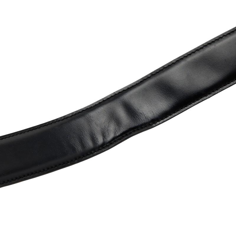 GUCCI（グッチ） Gバックル ベルト サイズ65・26 ブラック レザー