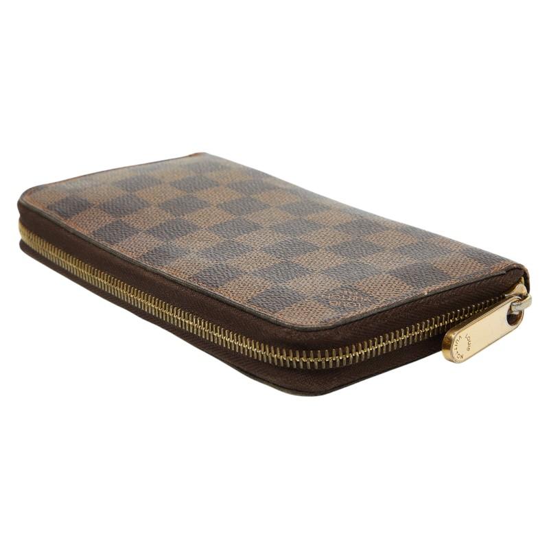 ルイ・ヴィトン LOUIS VUITTON ジッピーウォレット ラウンド長財布 財布 キャンバス PVC ダミエ メンズ レディース ブラウン系 N60015 【中古】 LOUIS VUITTON（ルイ・ヴィトン） ジッピー ウォレット ラウンドジップ