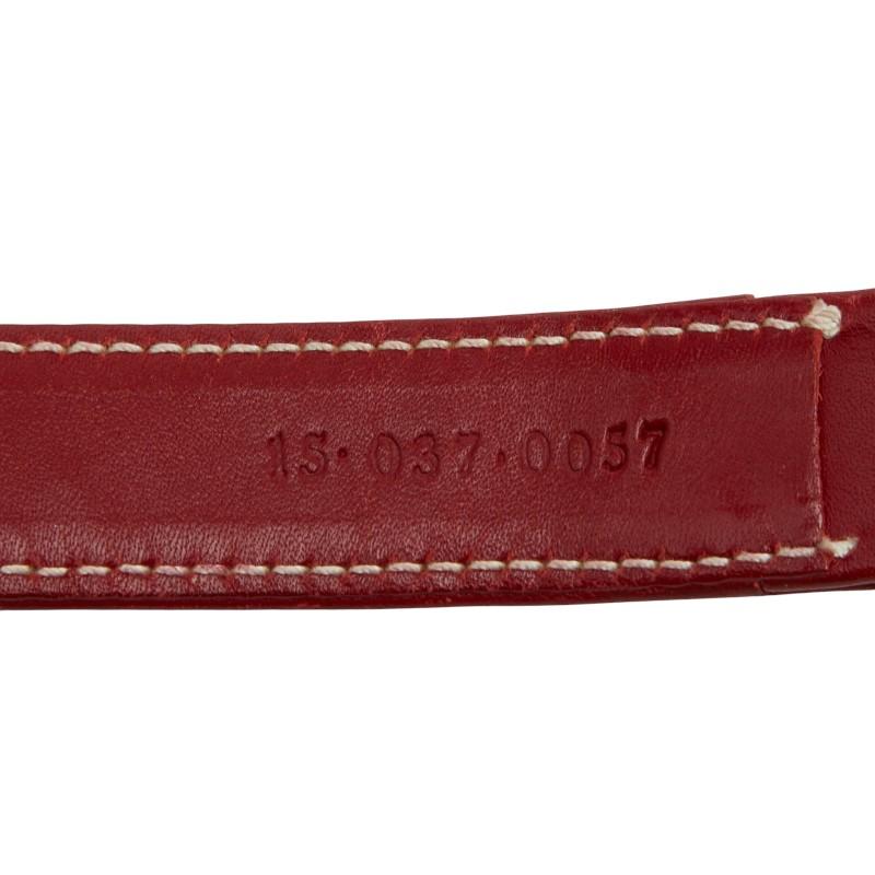 GUCCI（グッチ） ベルト サイズ：70 28 レッド レザー レディース