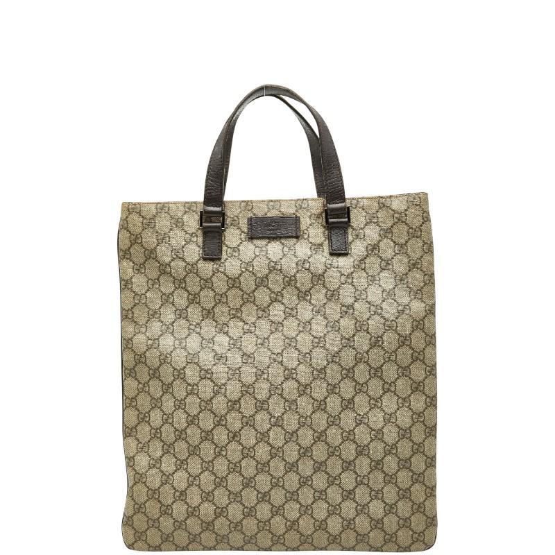 GUCCI GGスプリームキャンバス/レザー ハンドバッグ GUCCI（グッチ） GGスプリーム ハンドバッグ トートバッグ 131258