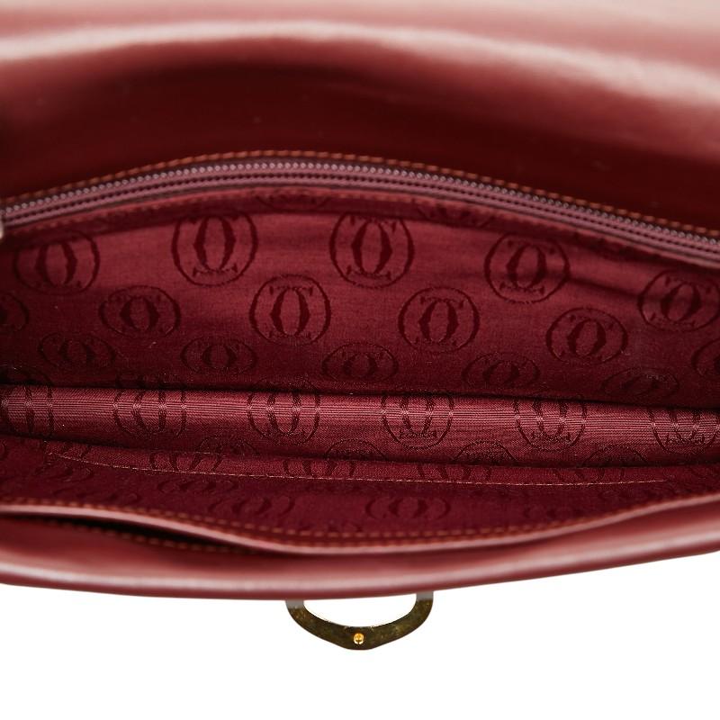 Cartier（カルティエ） 斜め掛け ショルダーバッグ ワインレッド