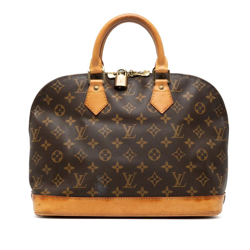 ルイ ヴィトン モノグラム アルマPM ハンドバッグ M51130 ブラウン PVC レザー レディース LOUIS VUITTON 【中古】 LOUIS VUITTON（ルイ・ヴィトン） ルイ ヴィトン モノグラム アルマPM