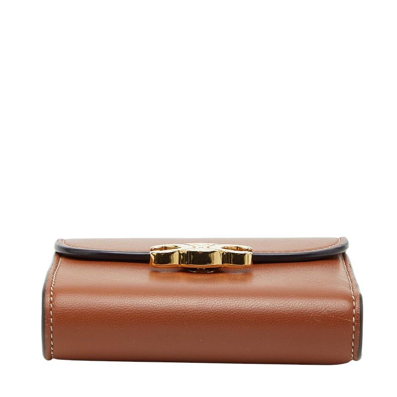 CELINE（セリーヌ） トリオンフ 三つ折り財布 10D783BZG ブラウン
