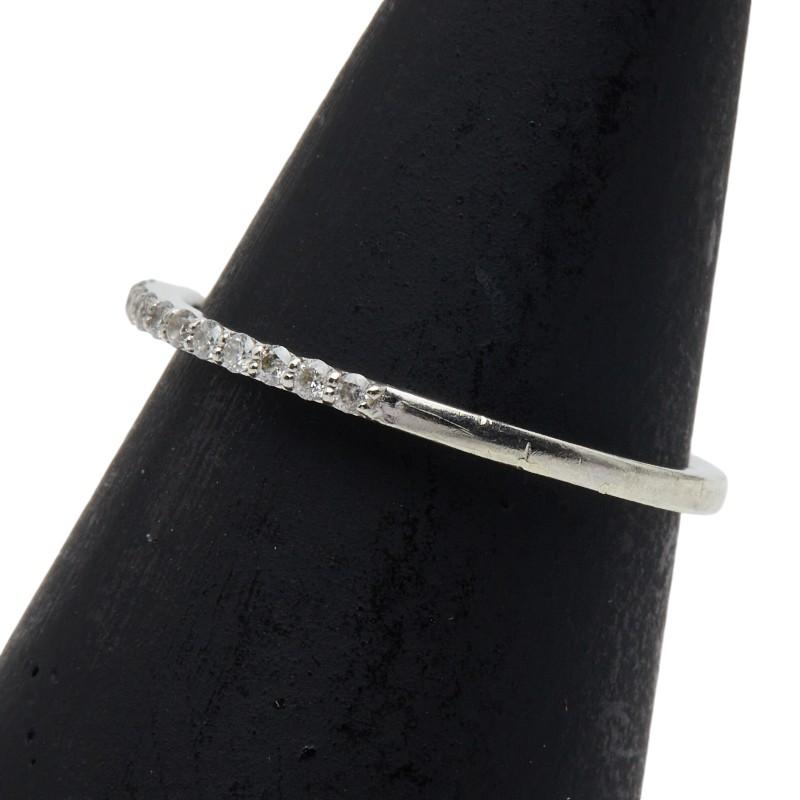 ete（エテ） K10WG ホワイトゴールド ダイヤ0.07ct リング 指輪