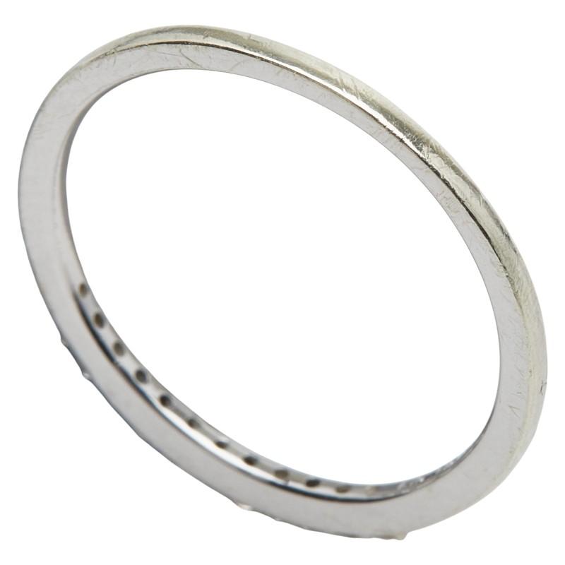 ete（エテ） K10WG ホワイトゴールド ダイヤ0.07ct リング 指輪