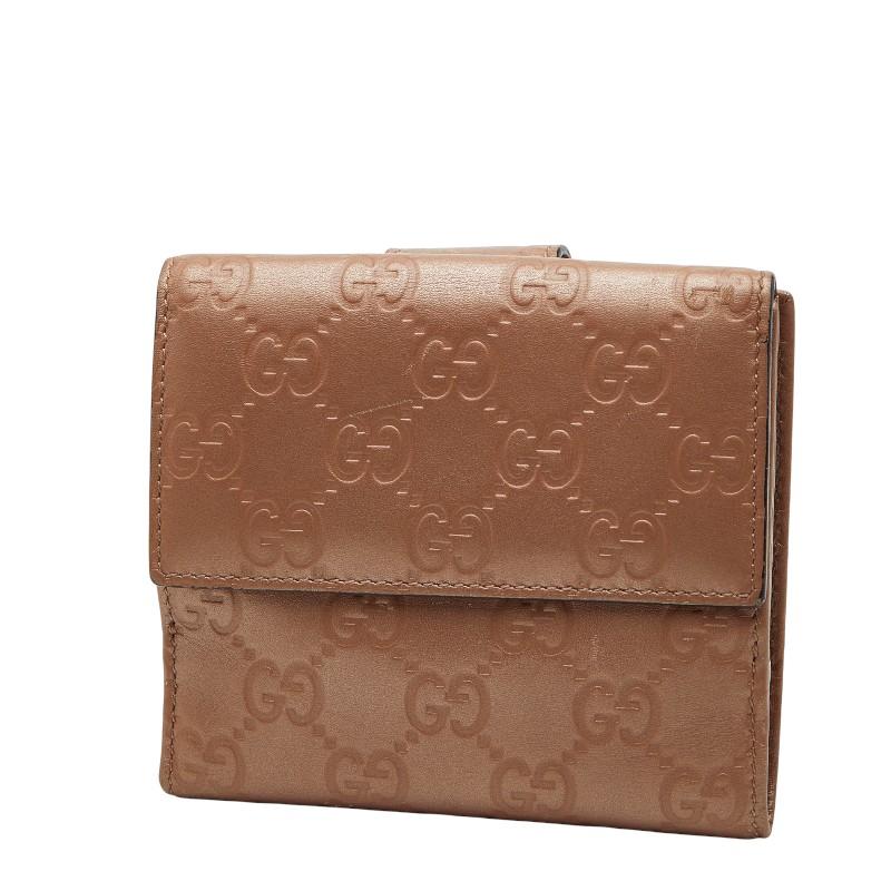 GUCCI（グッチ） グッチシマ ハート ロゴ 二つ折り財布 203549 4276