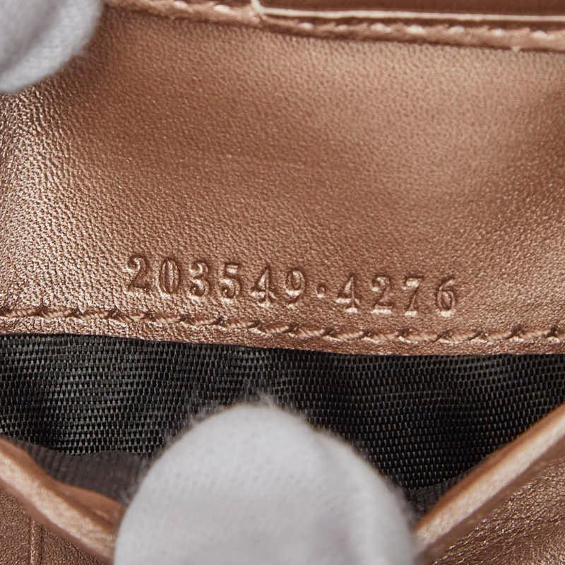 GUCCI（グッチ） グッチシマ ハート ロゴ 二つ折り財布 203549 4276